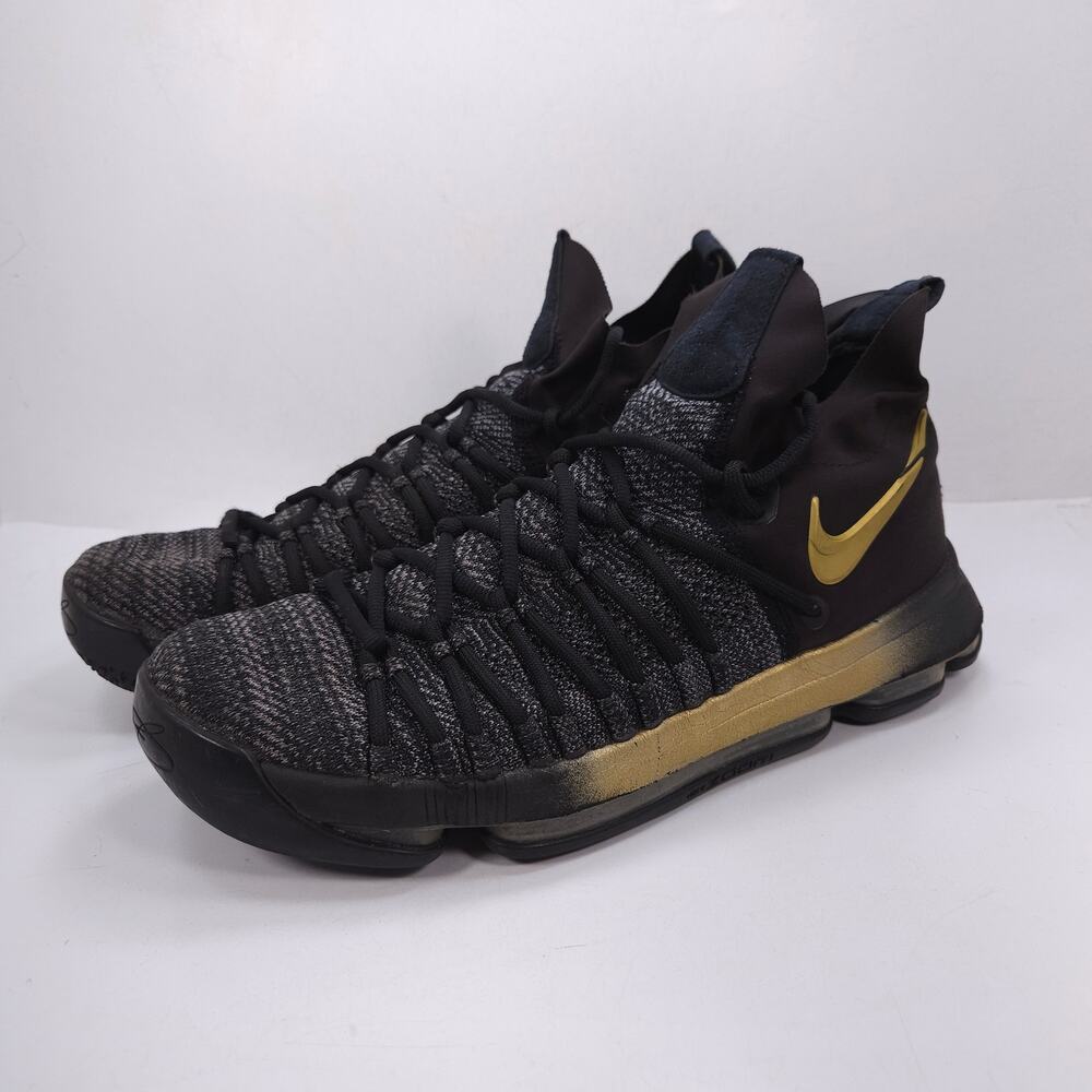 Nike Zoom KD Elite 9 Athletic Lace Up Shoe Mens Size 9 87863-007 Black